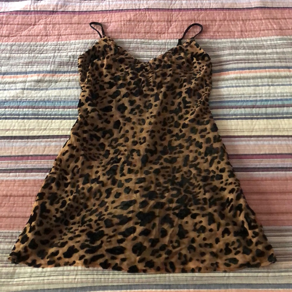 Cheetah print dress